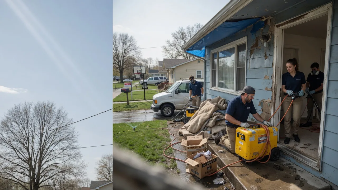 Basement Flood Cleanup in Howe, IN near me
